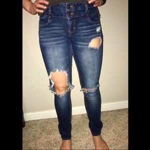 Signature8 jeans medium wash skinny jeans